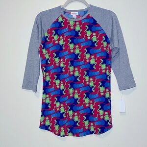 NEW Disney Kermit the Frog sesame street LuLaRoe Randy Shirt Size Small
